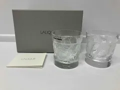 未使用　ラリック　梟　コップ2個　化粧箱入　送料込み250807 未使用 ラリック 梟 コップ2個 化粧箱入 送料込み250807 未使用