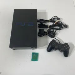 動作確認済み 人気色 ミッドナイトブラック PS2 本体 コントローラー SCPH-50000 【送料無料】AAL0416大8062/0515