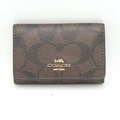 美品 コーチ シグネチャー 5連 キーケース メンズ/レディース KRK 2000000 NSK