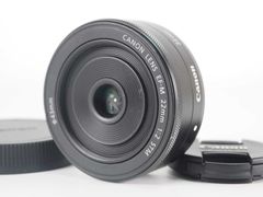 キャノン Canon EF-M 22mm f/2 STM Lens for EOS M EF-M Mount Black [美品] #Z5024A