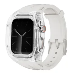 [YOFITAR] for Apple Watch バンド ケース一体型 49mm/45mm/44mm/42mm/41mm/40mm TPU素材 アップルウォッチバンド カバー付きApple Watch Series Ultra2/Ultra/9/SE/8/7