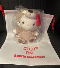 希少！新品未使用 ハローキティー×ラブベアNICl ペンケース ぬいぐるみ