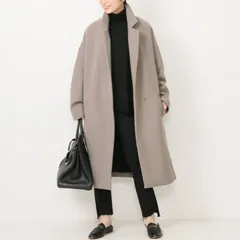 定価24万 32PARADIS　サイドジップボリュームコート　アンゴラ　キャメル 定価24万 32PARADISサイドジップボリュームコートアンゴラキャメル