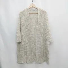 ◇ ⊇ JOURNAL STANDARD ジャーナルスタンダード 七分袖 カーディガン サイズF サンドベージュ レディース E  【1502180073571】