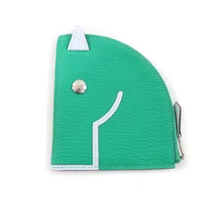 Hermes エルメス パドック コインケース ウォレット ブルー