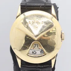 美品　コグ　ジャンピングアワー　自動巻き　レザー　本革　トノー型　裏スケ COGU - 稀少✨ コグ ジャンピングアワー 自動巻 マニュアーレ 本