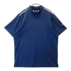 サイズ：3L CALLAWAY キャロウェイ 2023年モデル モックネック 半袖Tシャツ  ネイビー系 [240101508306] ゴルフウェア メンズ ストスト