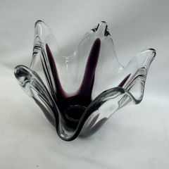 60s 花瓶 フラワーベース コシダクリスタル 昭和レトロ ジャパン