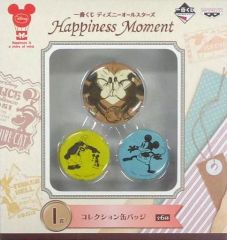 [중고] 배지 핀즈 (캐릭터) 미키 & 미니 컬렉션 캔 배지 [이치 반 쿠지 디즈니 올스타즈 Happiness Moment] I상