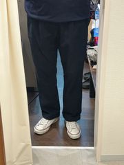 DOCKERS ドッカーズ Levi's リーバイス チノパン ツータックチノ メンズパンツ 綿パンツ カジュアルパンツ ネイビー W36L30 A-605