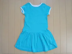 プチバトー petit bateau アウトレット 子供服 女の子 5歳 約 100cm 110cm 半袖 カットソー ワンピース 水色 春 夏 ★2 ガールズ 女児 キッズ 【中古】 ユーズド リサイクル 古着 子ども服 こども