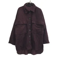 ZARA ザラ 長袖 コーデュロイシャツ S パープル レディース 古着