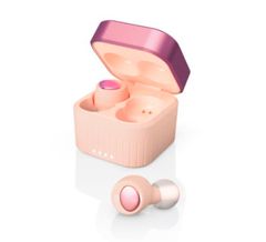 【新品未使用】フルワイヤレスイヤホン Cream Pink MS-TW22PG ［ワイヤレス(左右分離) /Bluetooth対応］