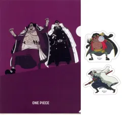 【中古】クリアファイル マーシャル・D・ティーチ＆シリュウ A4クリアファイル＆ステッカーセット 「一番くじ ワンピース 白ひげ海賊団～オヤジと息子たち～」 I賞