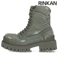 BALENCIAGA STRIKE BOOTS バレンシアガ ストライクブーツ Men's Combat Strike Boot in Black | Balenciaga US