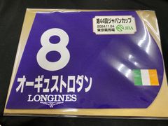 【競馬】オーギュストロダン（2024年ジャパンカップ）ミニゼッケン／引退式／ラストラン／JRA東京競馬場