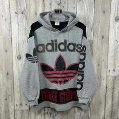 OLD adidas 90s アディダス 日本製 スウェット パーカー M-L