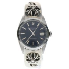 CHROME HEARTS (クロムハーツ) ×ROLEX OYSTER PERPETUAL オイスターパーペチュアル 1500 CHプラスクラシックリンクウォッチブレスレット シルバー