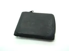 SAINT LAURENT サンローラン レザー 二つ折り 財布 ウォレット 札入れ 小銭入れ ブラック系 DH3261