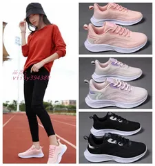 スニーカー レディース スリッポン ウォーキング軽量 通気 ナーススポーツカジュアル ランニング 防滑 ジョギング運動靴  vii3y394380