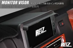 コンパクト発送 REIZ S500系 後期 ハイゼットトラック/ジャンボ モニターバイザー ABS製 オーディオレス車/6.8インチDA装着車専用 S500P S510P ナビバイザー ディスプレイバイザー 日除け 反射防止 nv-hn09d4410のサムネイル