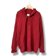 INVERALLAN Casual Aran 赤 ケーブル編みセーター 2025年最新】赤 インバーアランの人気アイテム - メルカリ