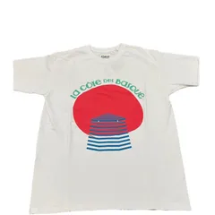 Le bonjour surf / T-shirt S SLV a Tent print  RED