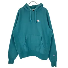 Champion チャンピオン REVERSE WEAVE リバースウィーブプルオーバースウェットパーカー S2974 ZDK グリーン系 M