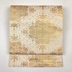 日本舞踊 花柳流 井筒工芸 中古 帯 西陣織 正絹 金糸 tj414 - メルカリ