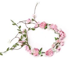 【在庫処分】花冠 フラワー ウェディング おもてなしブライダル ヘッドドレス 造花 花嫁 花飾り 新婦人 花輪 結婚式 花冠ラプンツェル系髪飾り北欧 イベント パーティー Fairy] ブライダルの花輪 の花輪ンド [Ever ヨーロッパスタイル