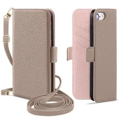 MAGICASE for iPhone SE ケース 第2世代 第3世代 手帳型 ショルダー iPhone8 ケース 手帳型 女性 iPhone se3/se2 ケース 手帳型 おしゃれ スマホケース se マグネット式 高級PUレザー iPhone7 ケ 0