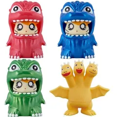 ちびムービーモンスターシリーズ　3体セット　ちびモスラ　ちびゴジラ　ちびギドラ ちびムービーモンスターシリーズ ちびゴジラ＆ちびモスラ お