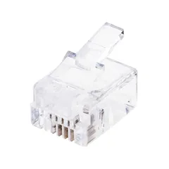 【 新品 未開封 】   ナカバヤシ モジュラープラグ ６極４芯 １０個入 DA604P 未使用 送料無料のサムネイル
