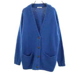 FREAK'S STORE フリークスストア 長袖 ニットカーディガン F ブルー レディース 古着