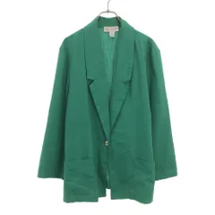 ブロックアイランド テーラードジャケット 16 グリーン BlockIsland PETITES レディース