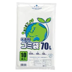 【新品・4営業日で発送】シモジマ LDポリ 035E 70L 半透明(6604821)のサムネイル