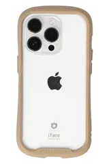 iFace Reflection iPhone 14 Pro ケース クリア 強化ガラス (ベージュ)【アイフェイス アイフォン14pro 用 iphone14プロ 用 カバー 韓国 耐衝撃 透明 ストラップホール】 [ベージュ・iPhone14 Pro専用]