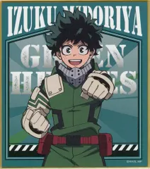 【中古】紙製品 緑谷出久 「僕のヒーローアカデミア アニメ6期放送記念フェア in 東急ハンズ トレーディングミニ色紙 GREEN HEROES」