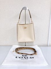 ％　coach コーチ　ハンドバッグ　ショルダーバッグ　2way ホワイト　アイボリー　【バッグ】【2】