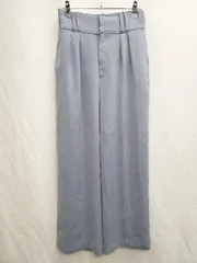 ◇ ⊂ HARE ハレ タック ワイド パンツ サイズF ブルー系 レディース P  【1409090018930】