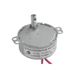 【新着商品】15-18RPM回転CW AC 小型同期モーター110V 4Wギア電気暖炉用シンクロナスモーター TYC-50 CHANCS
