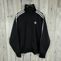 adidas アディダス 3本ライン スタンドネック ハイネック フルジップ ジャージ トラックジャケット メンズ M サイズ