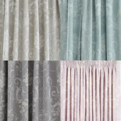【早い者勝ち】2点セット LAURA ASHLEY ビーズ付きオーダーカーテン 上品【Laura Ashley】UK発 ビーズ フリンジ カーテン タッセル