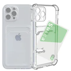 iphone 13 14 pro max ソフト カバー ケース カード スロット付き