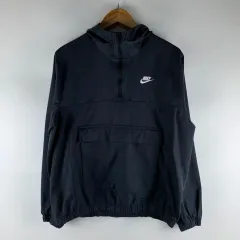 Nike(ナイキ） ネイビー ウインドブレーカー ハーフジップ アノラック M 250831