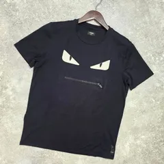1様専用ページ　★【FENDI/フェンディ】バグズアイ モンスター 半袖 Tシャツ ポケット付き 昆虫　ネイビー PR12-17-4567 Lサイズ メンズ PAWNSHOPRiZ  パウンショップリズ