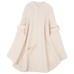 極美品 セリーヌ CELINE フィービー期 コート ポンチョ ケープ ウール 