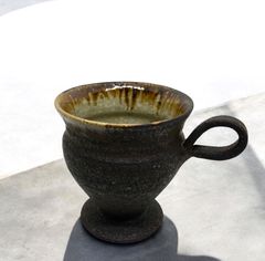 信楽焼　藤原純　マグカップ(小さめ) 陶芸
