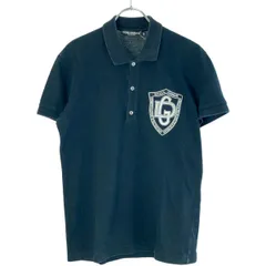 ☆ドルチェ&ガッバーナ☆ポロシャツ☆新品未使用☆48☆ DOLCE & GABBANA/ドルチェアンドガッバーナ 総柄 半袖ポロシャツ