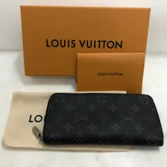 02w13050 ルイ・ヴィトン LOUIS VUITTON  モノグラムエクリプス ジッピーウォレット ヴェルティカル   ブラック  フランス製 メンズ  箱・保存袋あり  長財布  M62295  【中古品】